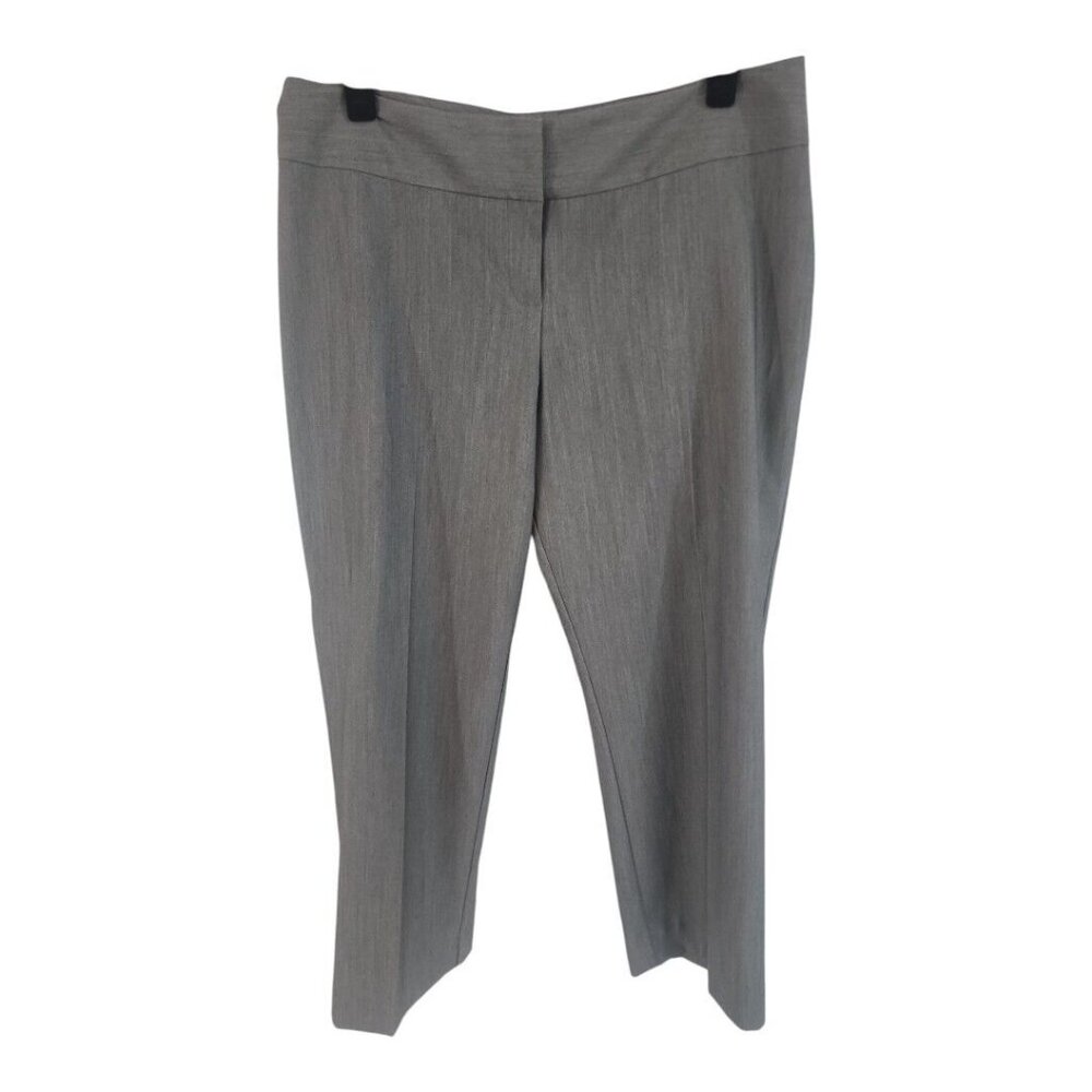 Kenneth Cole New York 14 Mid Rise Flare Business Casual Dark Grey Pant